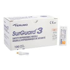 TERUMO SG3-2525 SURGUARD3 SAFETY NEEDLES