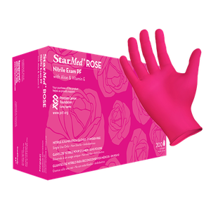 SEMPERMED SMNR204 STARMED ROSE NITRILE EXAM GLOVE