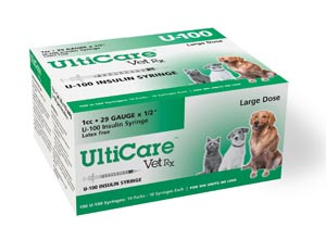 ULTIMED 9210 ULTRICARE VETRX DIABETES CARE INSULIN SYRINGES
