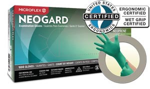 ANSELL MICROFLEX NEOGARDPOWDER-FREE MEDICAL-GRADE CHLOROPRENE EXAM GLOVES C520