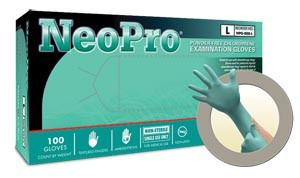 ANSELL MICROFLEX NEOPROPOWDER-FREE  CHLOROPRENE EXAM GLOVES NPG-888-M