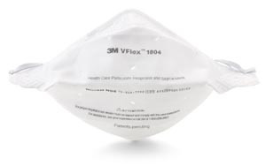 3M N95 PARTICULATE RESPIRATOR & SURGICAL MASK 1804