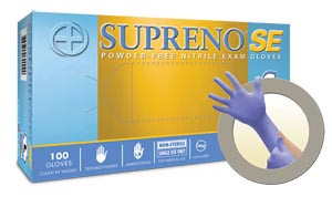 ANSELL MICROFLEX SUPRENOSE POWDER-FREE NITRILE EXAM GLOVES SU-690-S