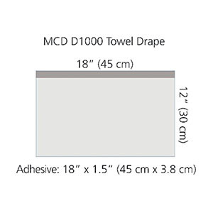 CARDINAL HEALTH PROCEDURE DRAPES D1000