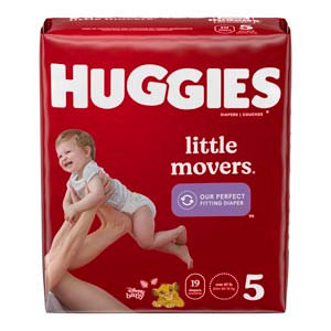 KIMBERLY-CLARK HUGGIESLITTLE MOVERS DIAPERS 49680