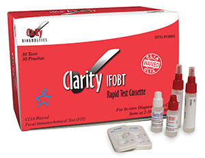 CLARITY DIAGNOSTICS COLON CANCER SCREENING DTG-FOB01