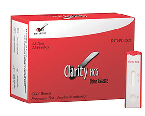 CLARITY DIAGNOSTICS PREGNANCY DTG-PLUS25