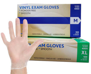 STRONG MANUFACTURERS VINYL GLOVE LARGE