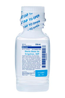 BAXTER STERILE WATER 2F7112