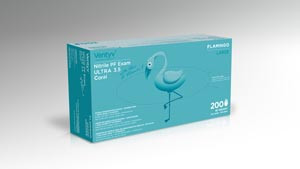 VENTYV NITRILE POWDER FREE EXAM GLOVE ULTRA 3.5 (FLAMINGO) 10334106