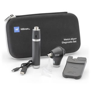 WELCH ALLYN MACROVIEW 71-XM3LXE OTOSCOPE & ACCESSORIES