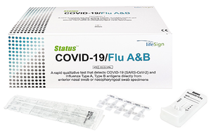 LIFESIGN STATUS 36025 RAPID FLU A & B TESTS CLIA WAIVED