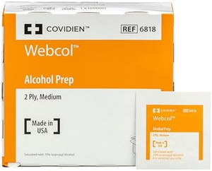 CARDINAL HEALTH WEBCOL ALCOHOL PREP PADS MW-APL