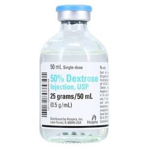 PFIZER 00409664802  DEXTROSE INJECTABLE 25/BX