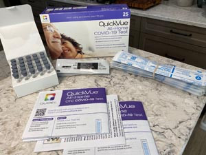 QUIDEL QUICKVUE 20398 SARS ANTIGEN TEST