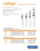 AMSINO AMSAFE IVF1003 PRE-FILLED SALINE FLUSH SYRINGE