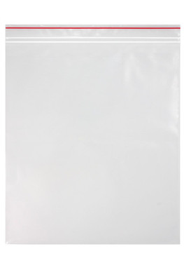 MEDEGEN MINIGRIP RED LINE ZIP CLOSURE BAGS MGRL6P1215