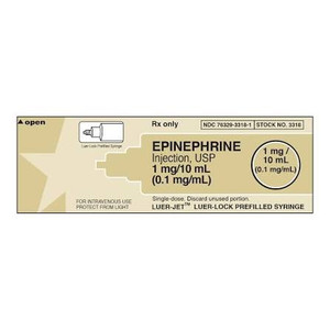 EPINEPHRINE 1 MG PFS 10X10 ML