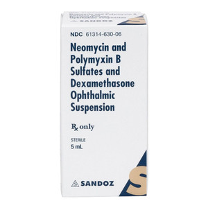 Neomycin Sulfate/Poly B/Dexamethasone 5ml
