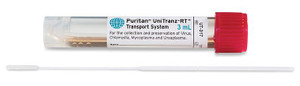 PURITAN UNITRANZ-RT 3ML FILLED VIAL AND 6" STERILE ULTRAFINE FLOCK SWAB