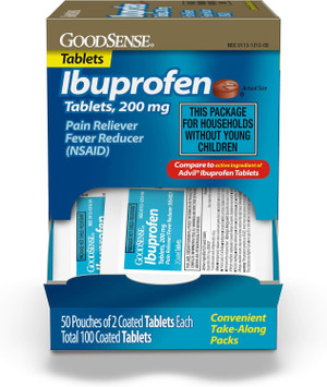 Ibuprofen Tablets 200mg Pain Reliver & Fever Reducer
