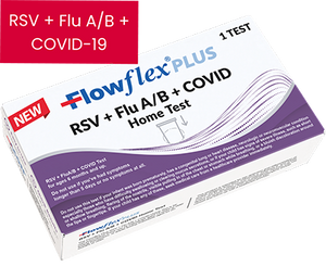 Acon Flowflex Plus L03A-R1445 RSV + Flu A/B +Covid 4 in 1 Home Test 1 Test Case