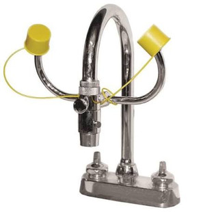 EYEWASH STATION FAUCET MOUNT CONTINUOUS FLOW