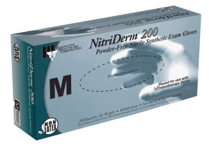 INNOVATIVE NITRIDERM 159202-BX 200 NITRILE SYNTHETIC POWDER-FREE EXAM GLOVES