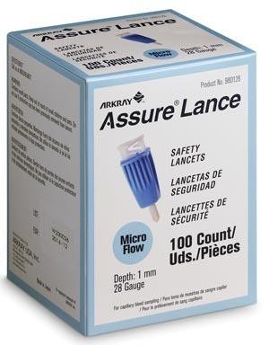 ARKRAY ASSURE 980128 LANCE SAFETY LANCETS