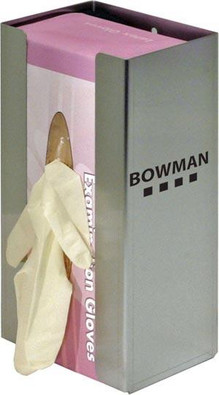 BOWMAN GS-004 STAINLESS STEEL GLOVE DISPENSER