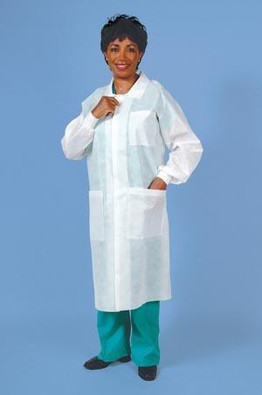 BUSSE 222 SMS TRI-LAYERED LABCOATS
