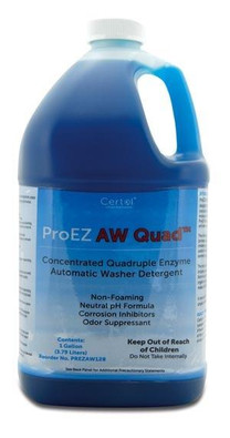 CERTOL PREZAW128 PROEZ AW QUAD ENZYME AUTOMATIC WASHER DETERGENT