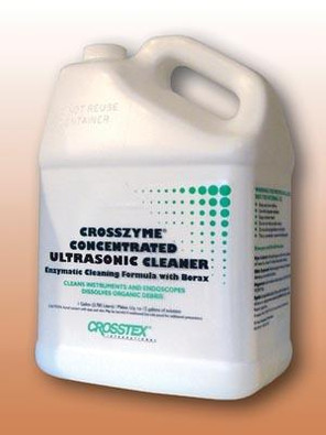 CROSSTEX JEZ CROSSZYME ENZYMATIC PRESOAK and ULTRASONIC CLEANER DETERGENT