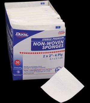 DUKAL 7334P PREMIUM NON-WOVEN SPONGES