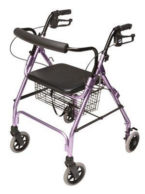 LUMEX RJ4300L WALKABOUT LITE FOUR-WHEEL ROLLATOR