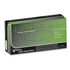 Innovative 151200 Pulse Latex Powder-Free Exam Gloves..