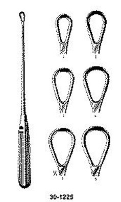 INTEGRA MILTEX 30-1225-2 THOMAS UTERINE CURETTES