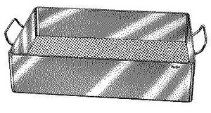 INTEGRA MILTEX 3-502 STERILIZING TRAYS WITH HANDLES