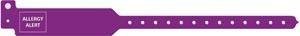 MEDICAL ID SOLUTIONS 3207-AA TRI-LAMINATE ALERT WRISTBANDS