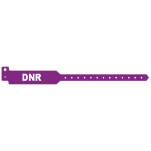 Medical Id Solutions 3207Dnr Tri-Laminate Alert Wristbands..