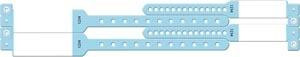 MEDICAL ID SOLUTIONS 449C MOTHER-BABY WRISTBAND SETS