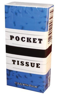 NEW WORLD IMPORTS TIS15 POCKET TISSUE