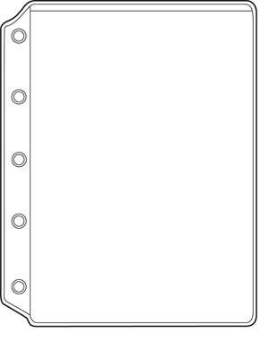 OMNIMED 251146 BEAM PLASTIC SHEET PROTECTORS