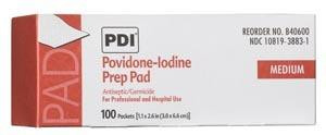 PDI B40600 PVP IODINE PREP PAD