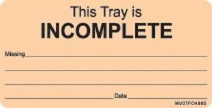 TIMEMED MV07FO4885 MEDVISION LABELS