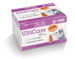 ULTIMED ULTRICARE VETRX DIABETES CARE INSULIN SYRINGES 09436