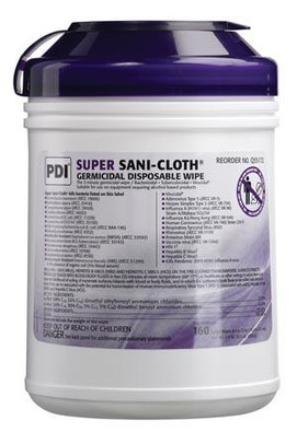 PDI SUPER SANI-CLOTHGERMICIDAL DISPOSABLE WIPE Q55172-BX