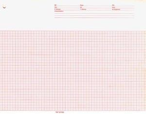 GRAPHIC CONTROLS 7G30958790 CARDIOLOGY CHART PAPER