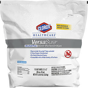 HEALTHLINK-CLOROX VERSASURE CLEANER DISINFECTANT WIPES 31761