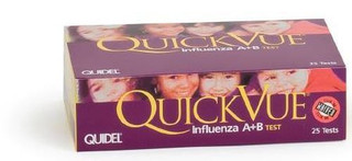 Quidel QuickVue Influenza A+B Tests, CLIA Waived, 25 test/kit